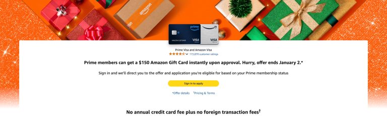 Amazon Prime Visa Credit Card