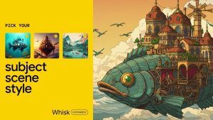 Google Whisk Google Whisk Gemini AI image generator.