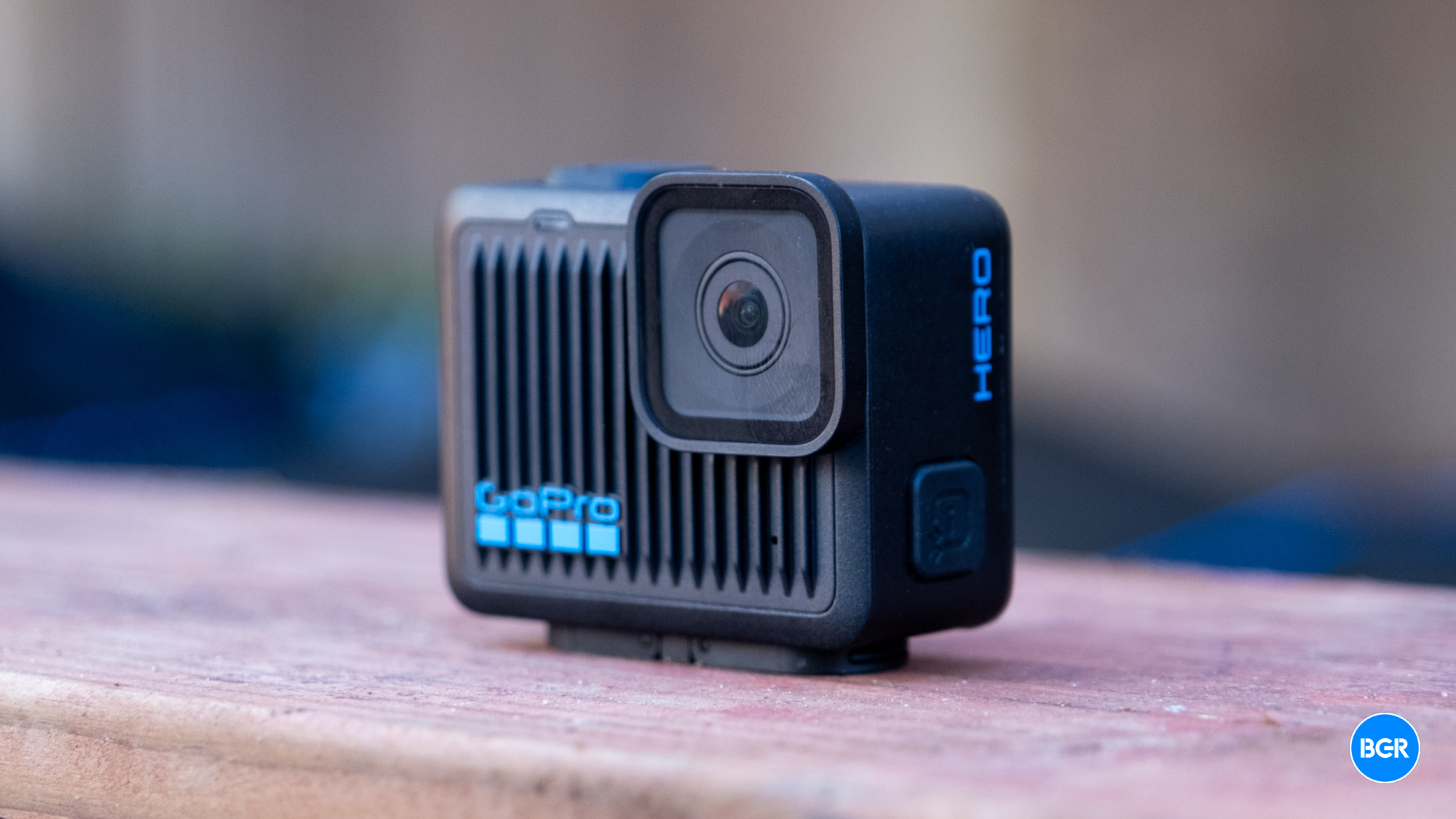 Side of the GoPro Hero action cam