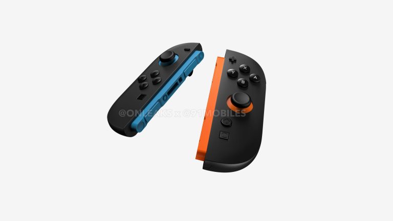 Nintendo Switch 2 Joy-Con controllers render.