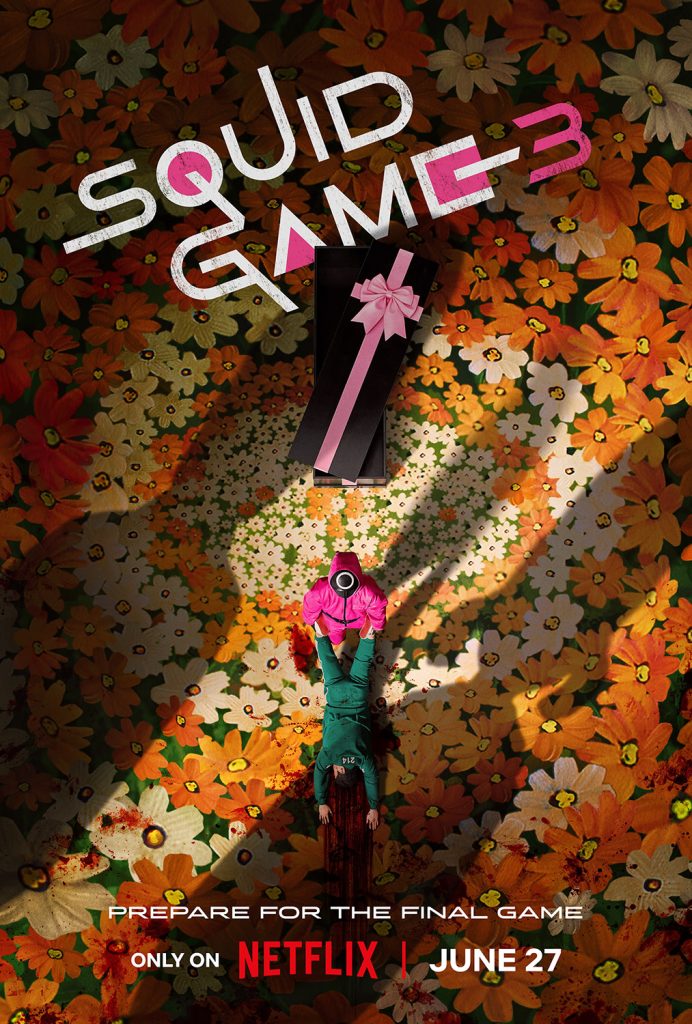 Squid Game season 3 promotional poster.