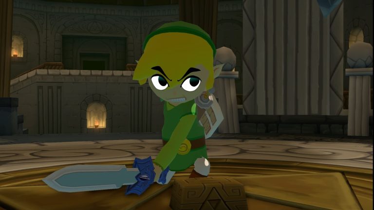 The Legend of Zelda: The Wind Waker HD on Wii U.