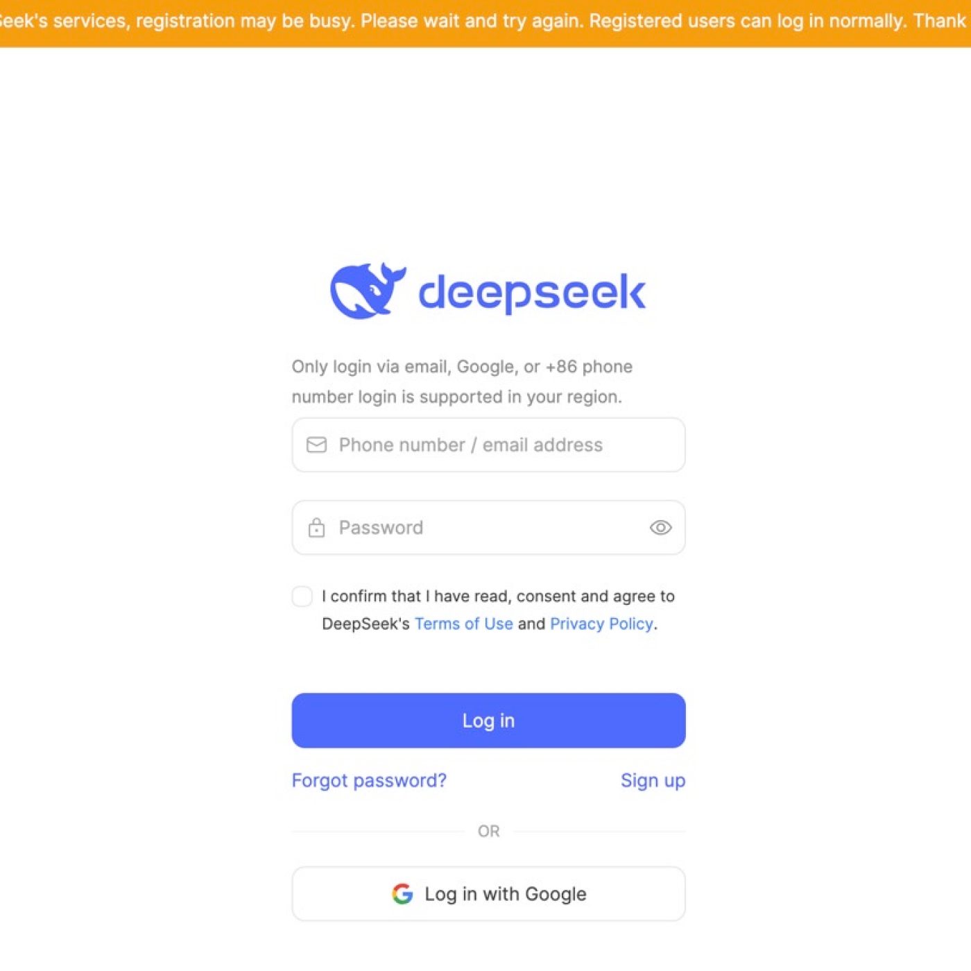 DeepSeek AI: Registration might be halted after cyberattacks