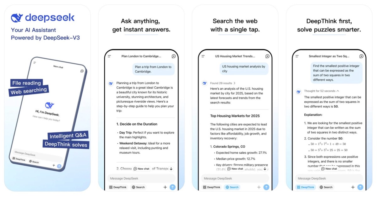 Deep Seek iPhone AI app sends unencrypted data to China