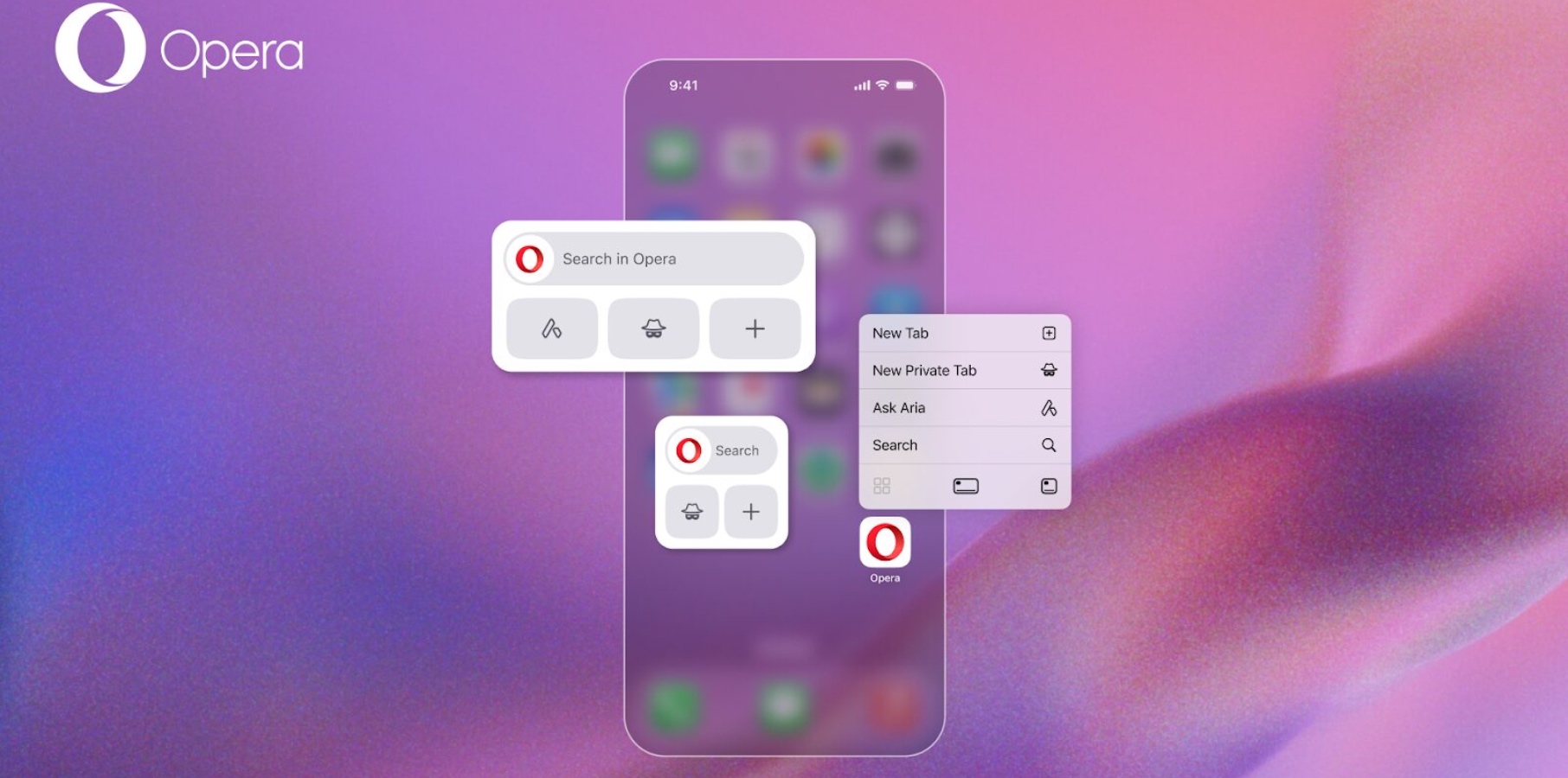 Opera’s AI assistant Aria comes to your iPhone home screen in new update