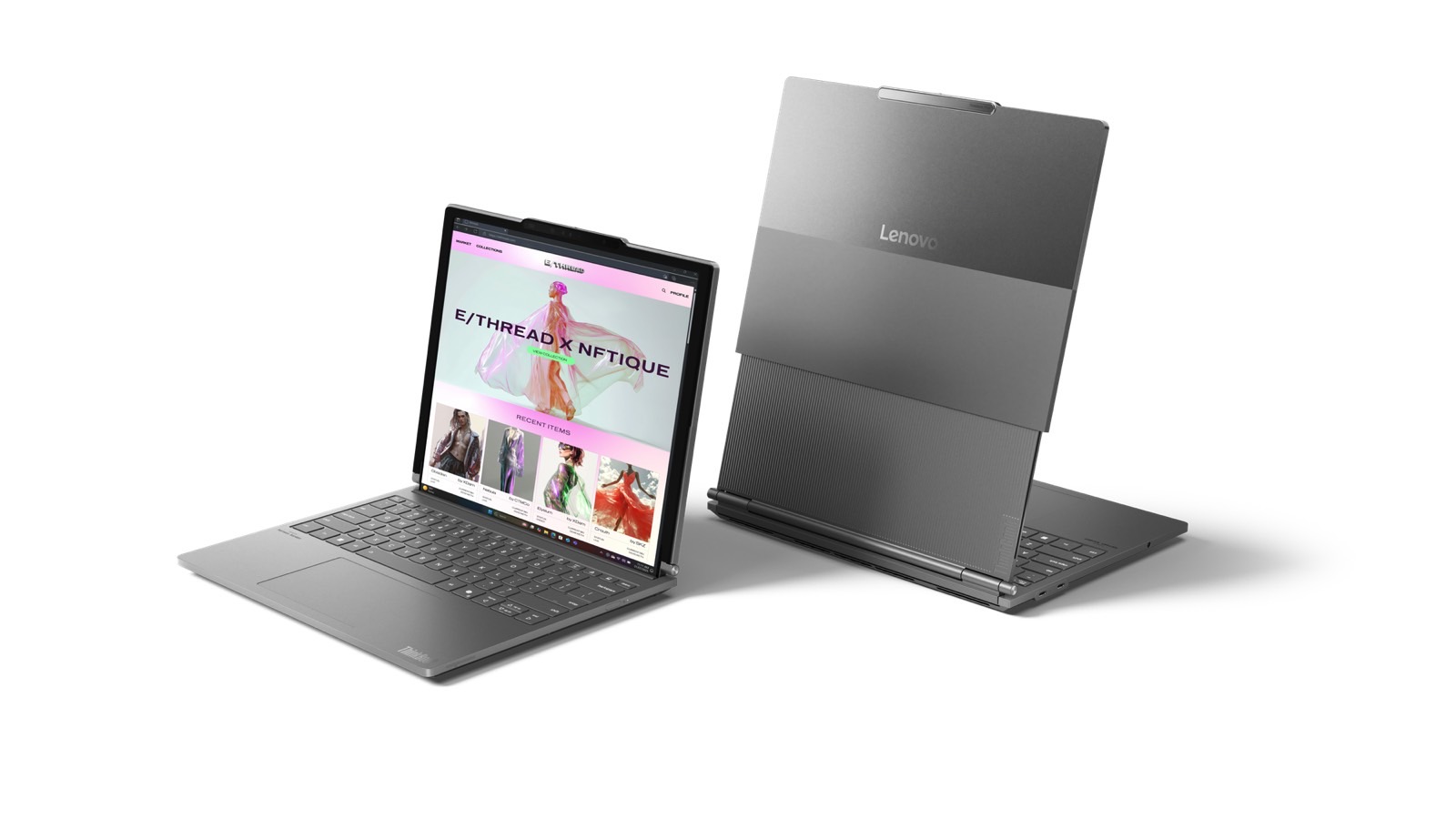 Lenovo ThinkBook Plus Gen 6 rollable laptop.