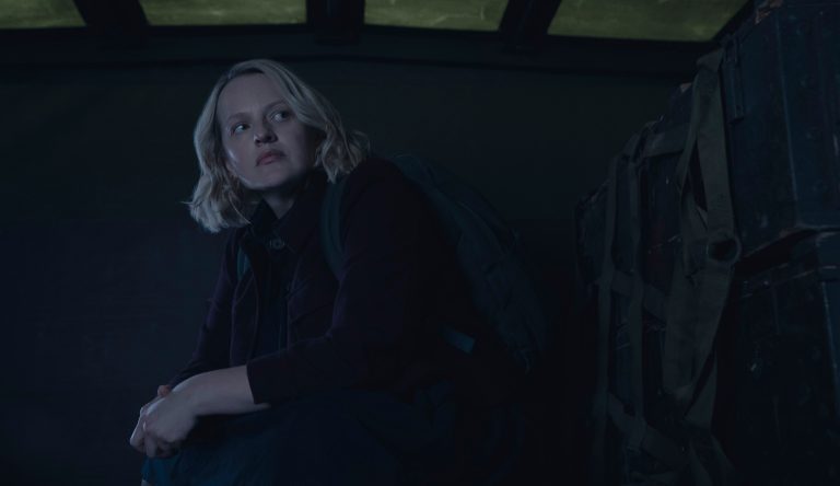 Elisabeth Moss in The Handmaid's Tale.