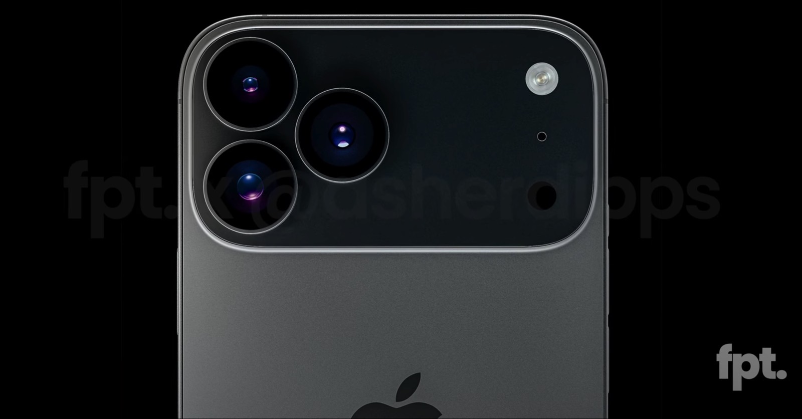 Purported iPhone 17 Pro camera design concept