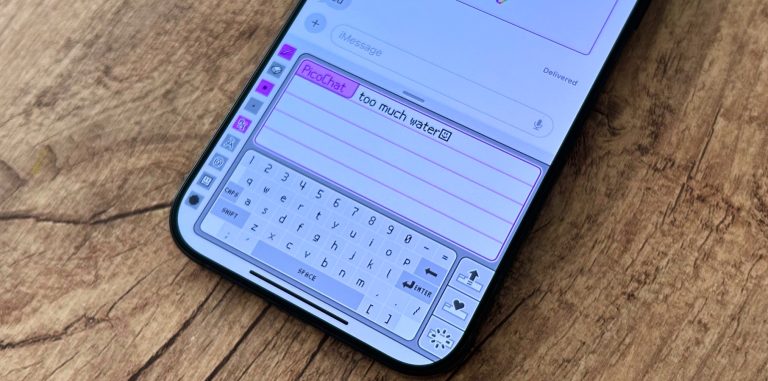 PicoChat iMessage app running on iPhone 16 Pro