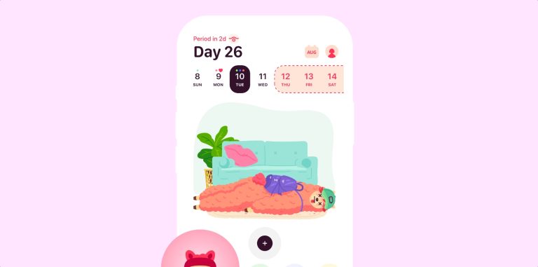 Pinkllama Period Tracker