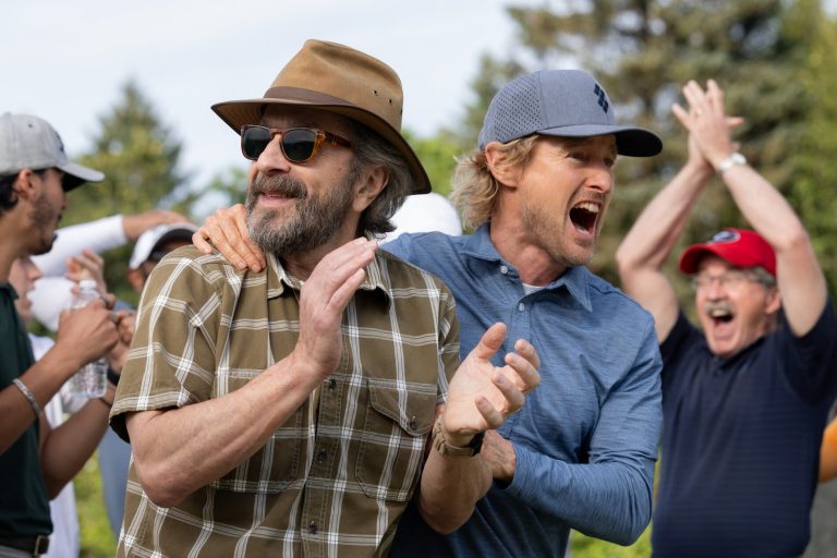 Marc Maron and Owen Wilson in Stick on Apple TV+