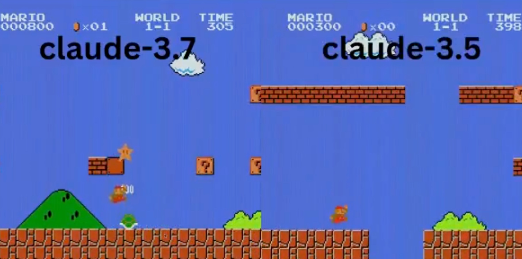 Claude-3.7 outperforms other AI in Super Mario Bros, but it’s still no gamer