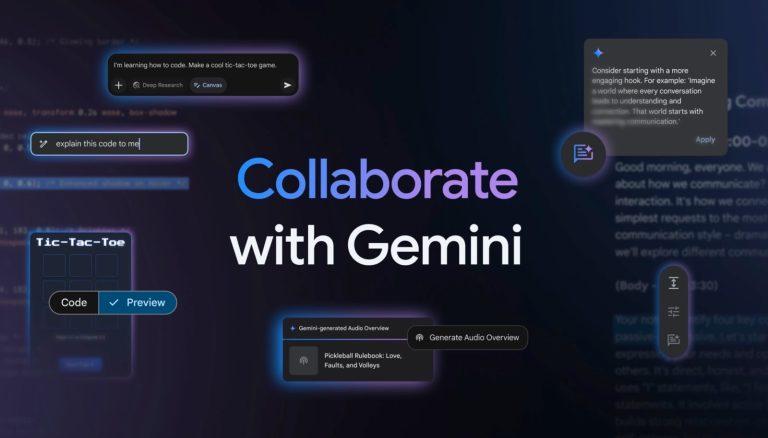 Gemini Canvas lets you collaborate with the AI better than before.