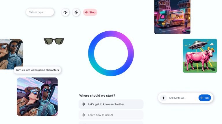 Meta AI mobile app.
