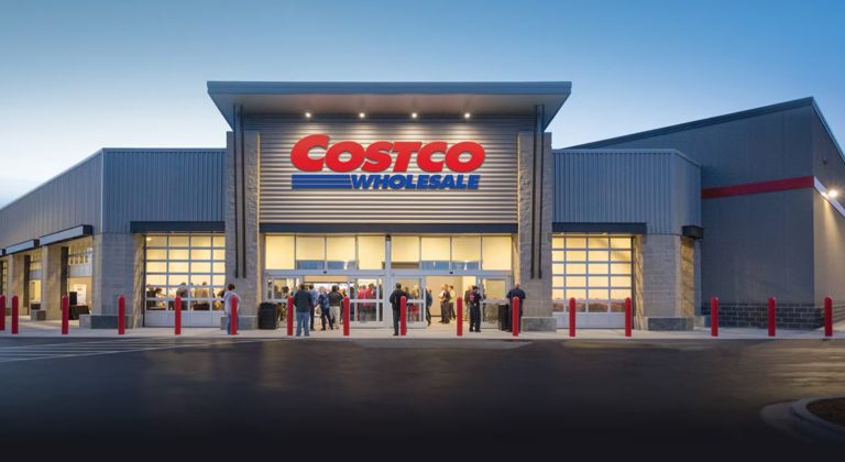 Costco storefront.