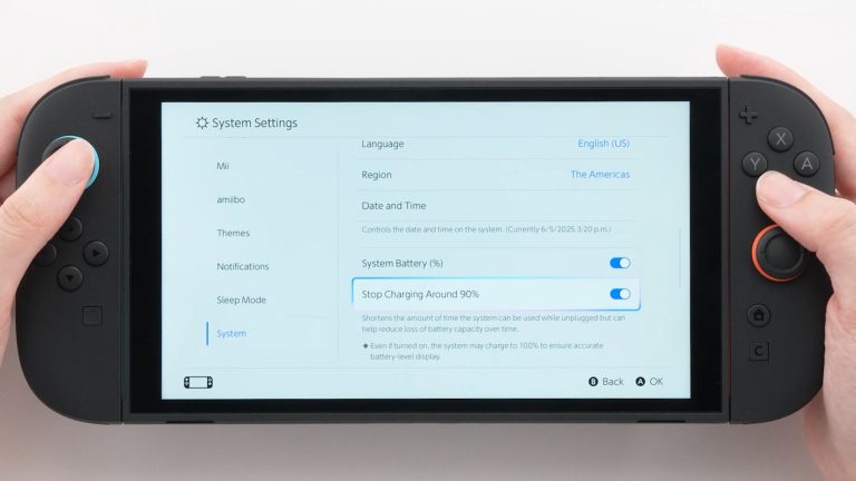Nintendo Switch 2 is getting new battery charging features.