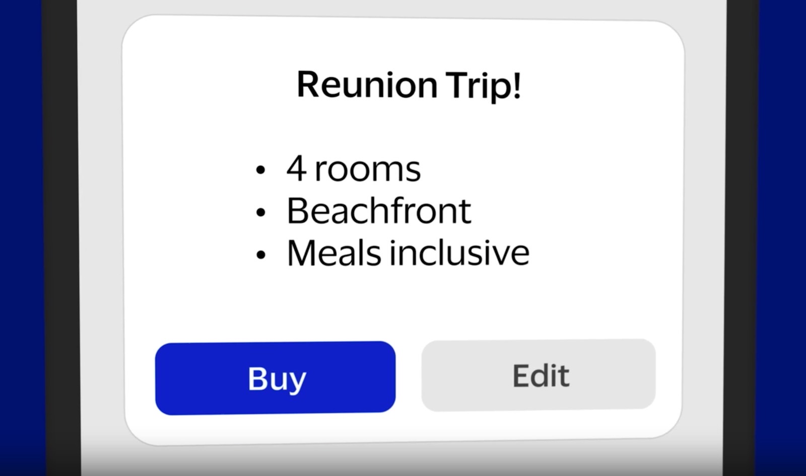 An example of making travel arrangements with an AI agent and Visa Intelligence Commerce.