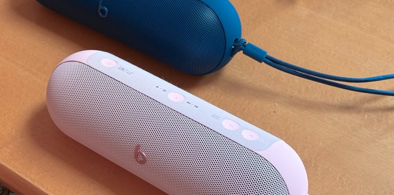 Beats Pill new Navy Blue and Blush Pink options