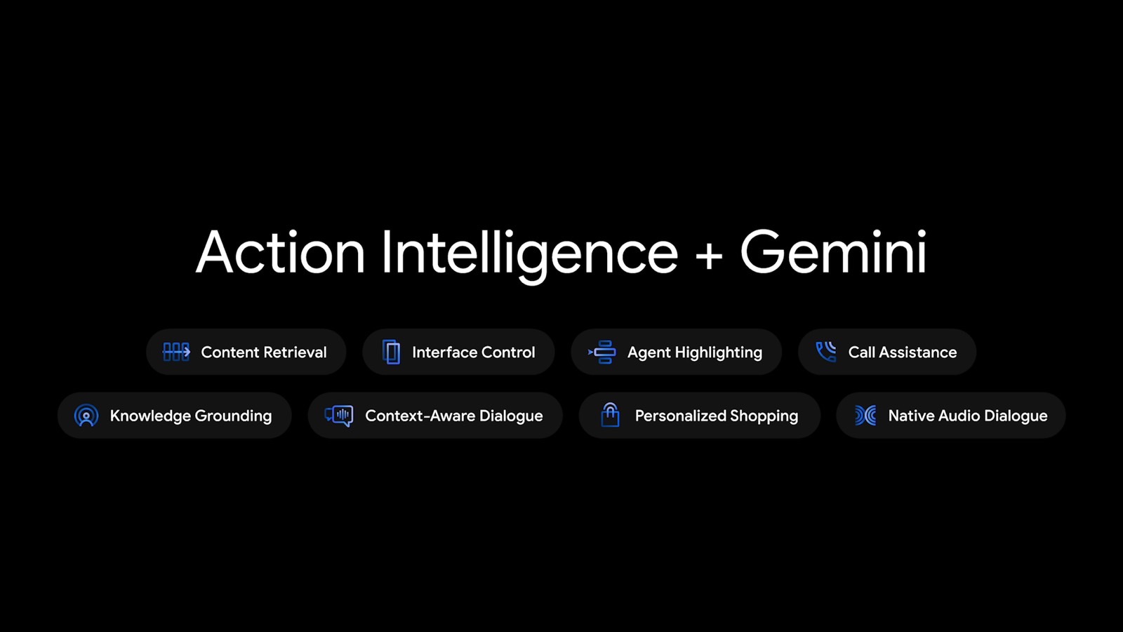 Gemini Live features.