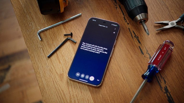Gemini Live: Making a call on behalf of the user.