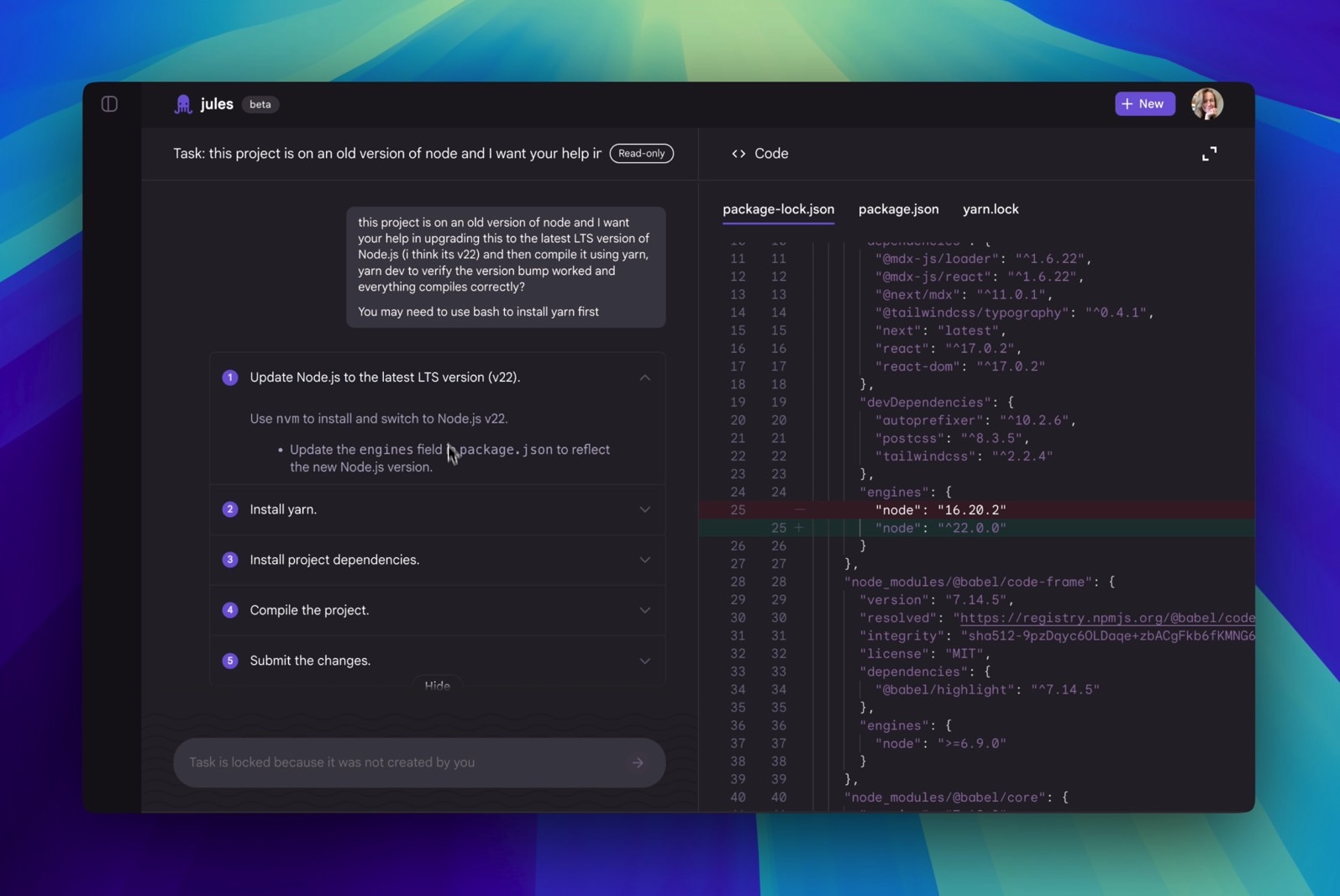 Google's Jules AI agent will code apps for you.