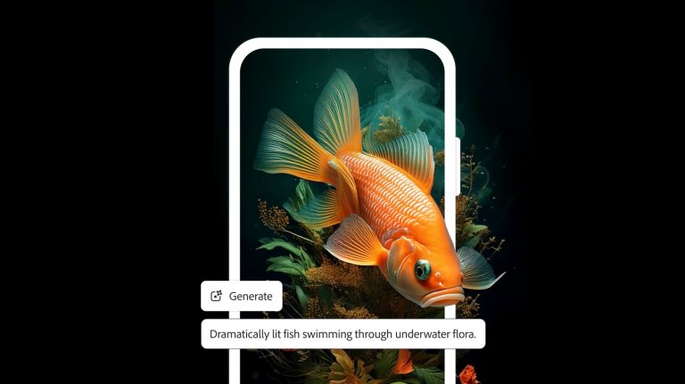 The new Adobe Firefly AI app for iPhone and Android.