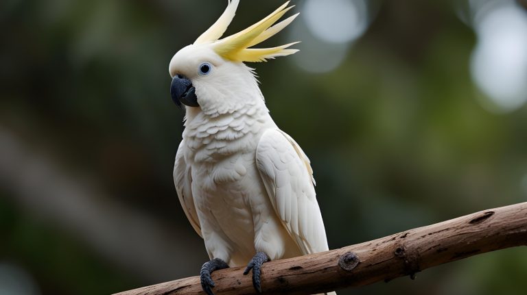 cockatoo sitting on a branch