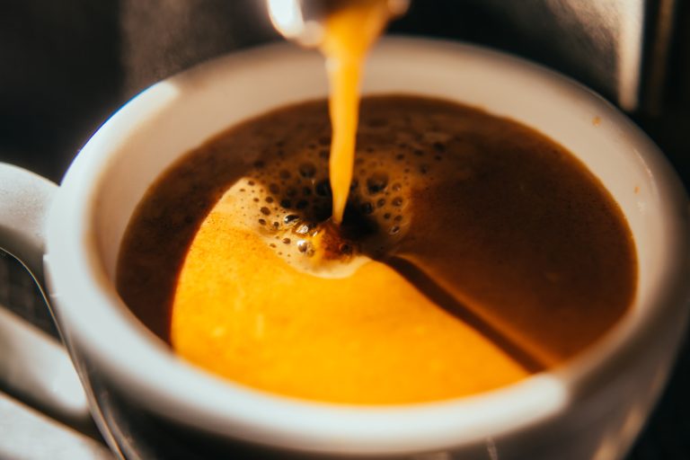 close up of cup of coffee