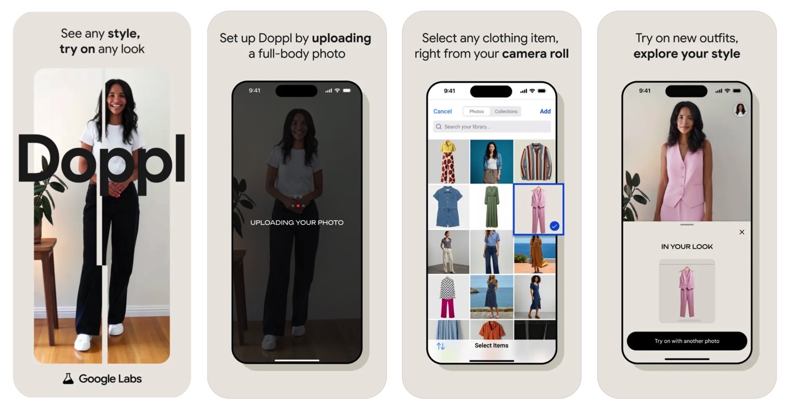 The Doppl experience on iPhone.
