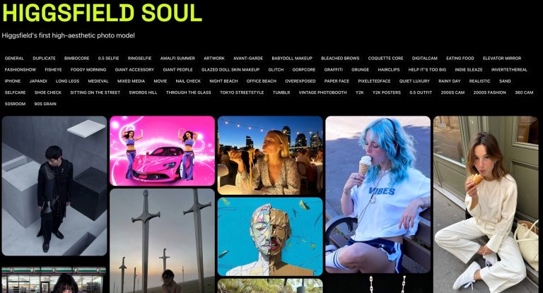 New Higgsfield Soul AI image generation model.