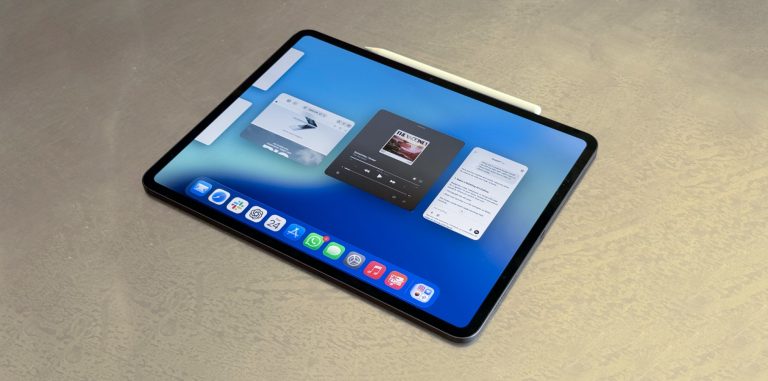 Multiple apps opened on M4 iPad Pro running iPadOS 26