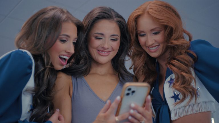 Kelly V, Reece, and Charly in America's Sweethearts on Netflix