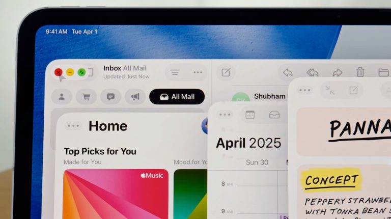 iPadOS 26 multitasking iPad