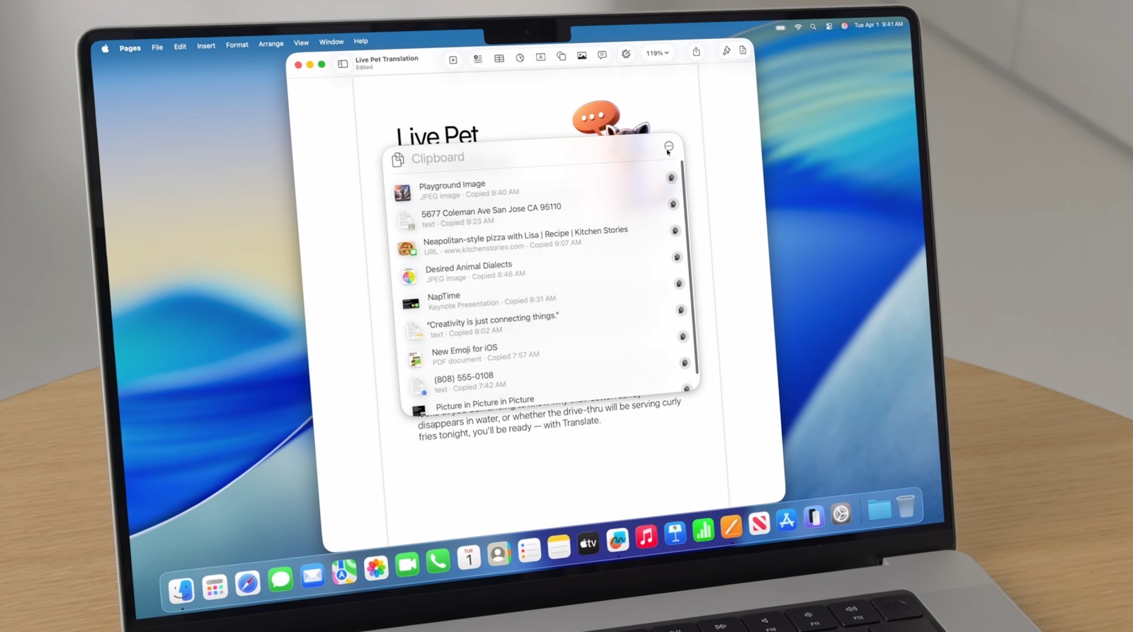 Accessing the Clipboard to paste a file into a document.