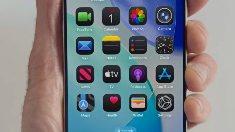 iOS 26 running on an iPhone.