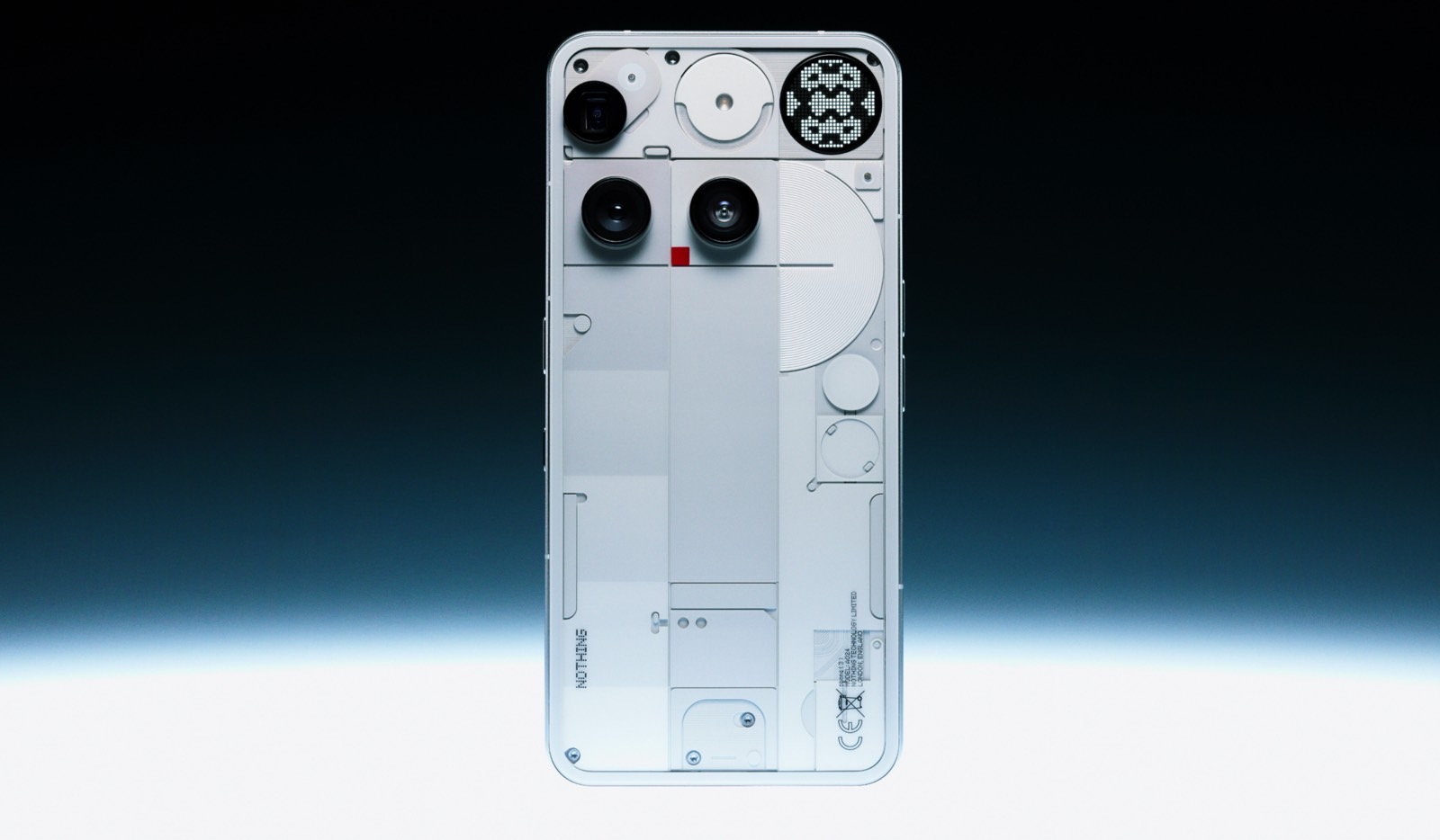 The camera layout stands out the most in the white version.